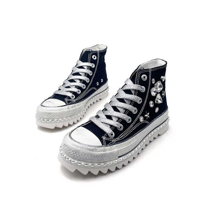 H7687b6fcc1a64bf884145a569b3449feM.jpg_720x720q50 Women’s High Top Canvas Sneakers - Image 3