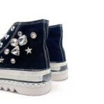 Women’s High Top Canvas Sneakers - Image 2