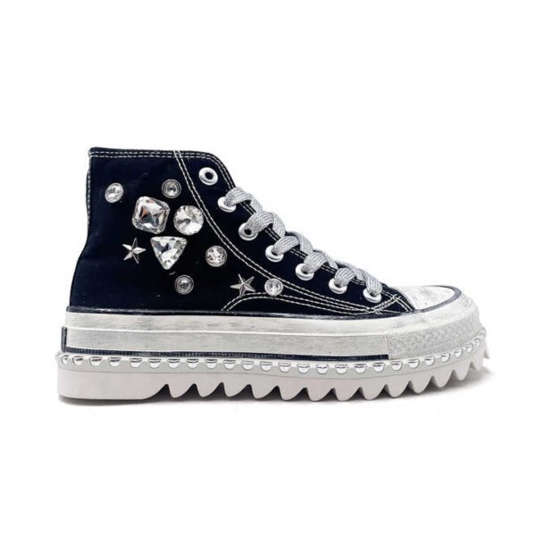 Women’s High Top Canvas Sneakers - Image 1