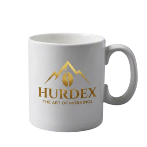 Hurdex White Porcelain Mug