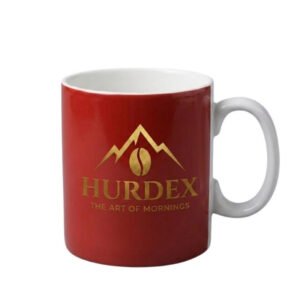 Hurdex Red Porcelain Mug